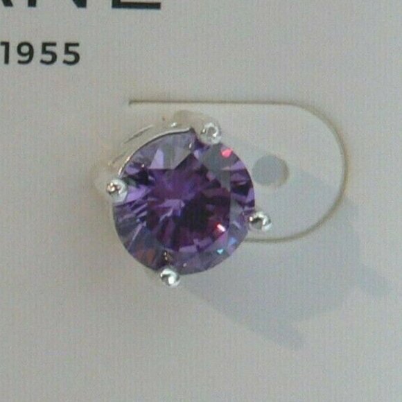 Park Lane Violet Purple Impression Stud Earrings NWT - Picture 2 of 2